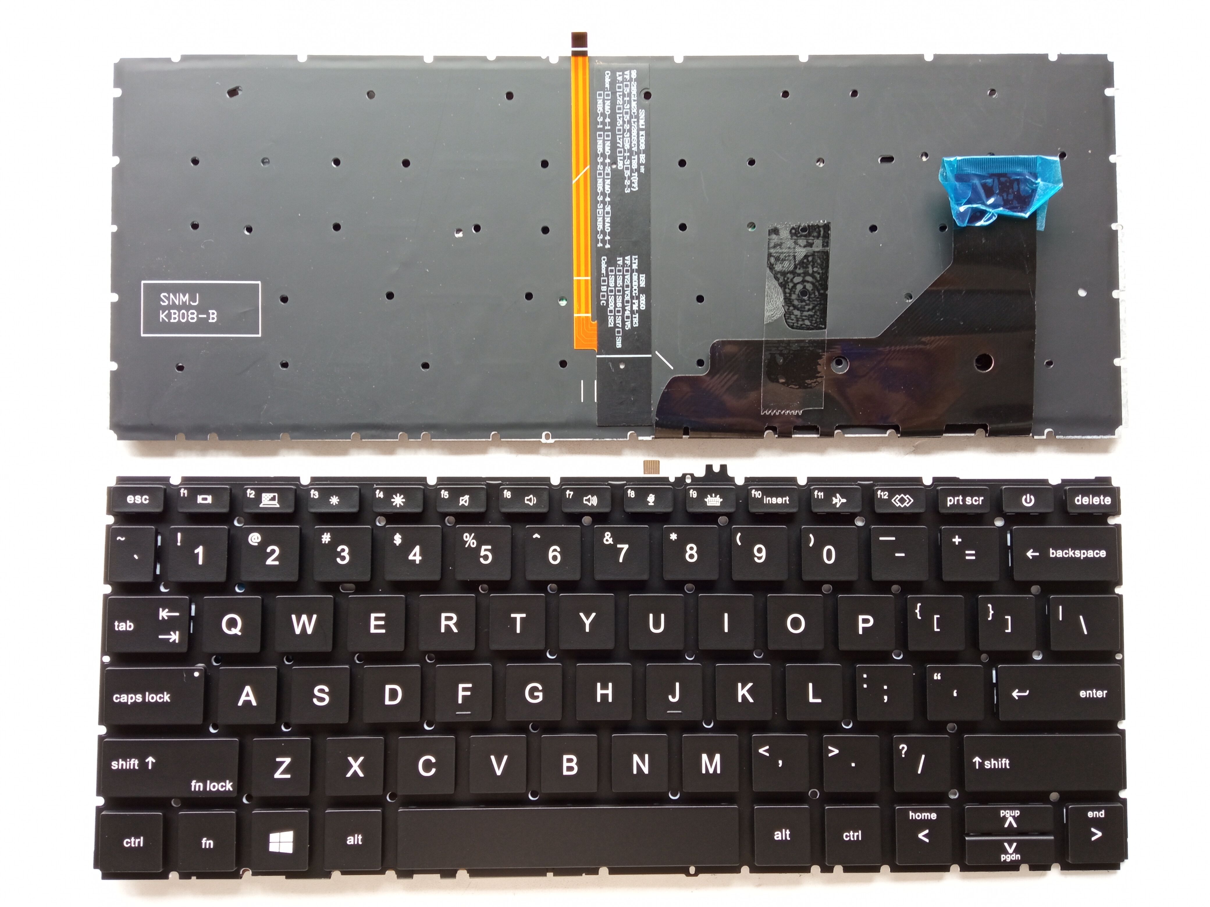 Picture of New Replacement Laptop Keyboard For HP 830G7/830G8/835G7/835G8/735G7/735G8 BLACK Backlit (OEM) US Layout